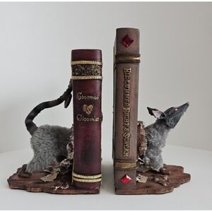 Halloween Katherine's Collection Shakesfeare Rat Bookends Holiday Home Accent